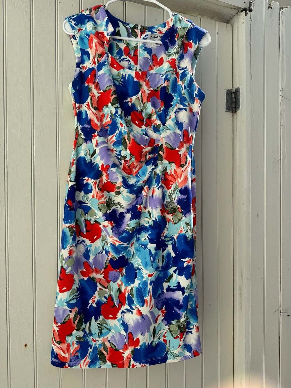 Shelby & Palmer Floral Print Sleeveless Sheath Dress Size 6
